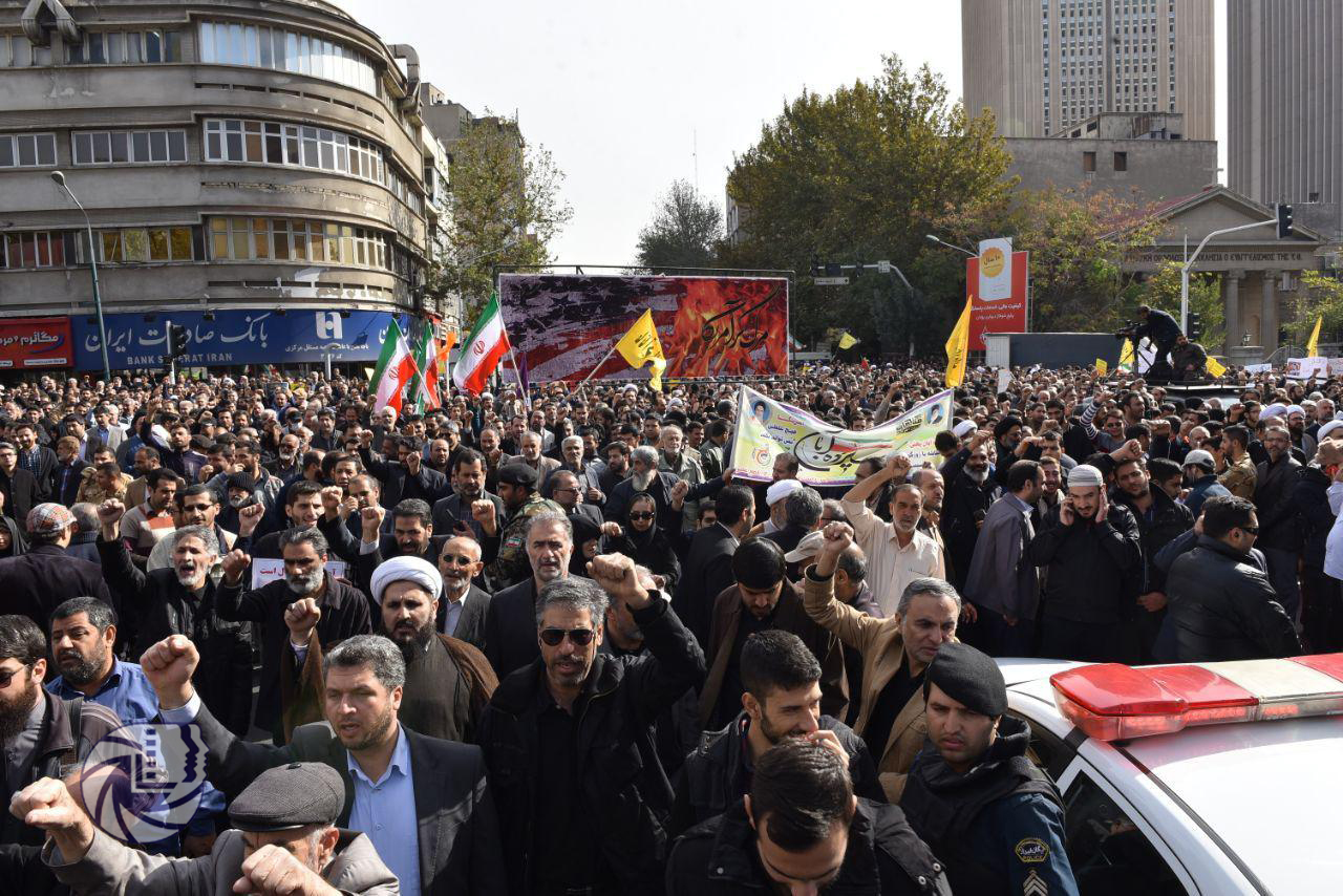 مراسم راهپیمایی روز 13 آبان 1397 اتحادیه عکاسان تهران