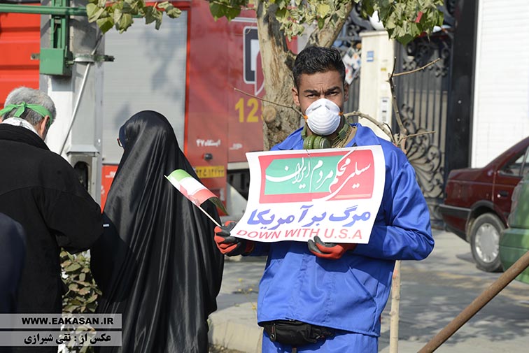 مراسم راهپیمایی 22 بهمن 1397 اتحادیه عکاسان تهران